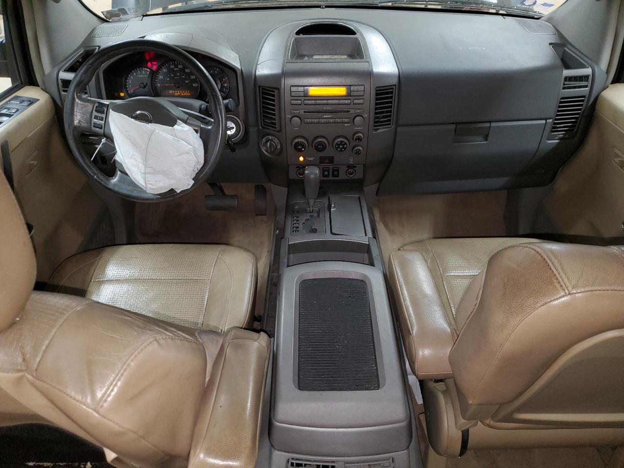2004 Nissan Armada VIN 5N1AA08B24N709833 Copart auction photo, front end damage thumbnail 8