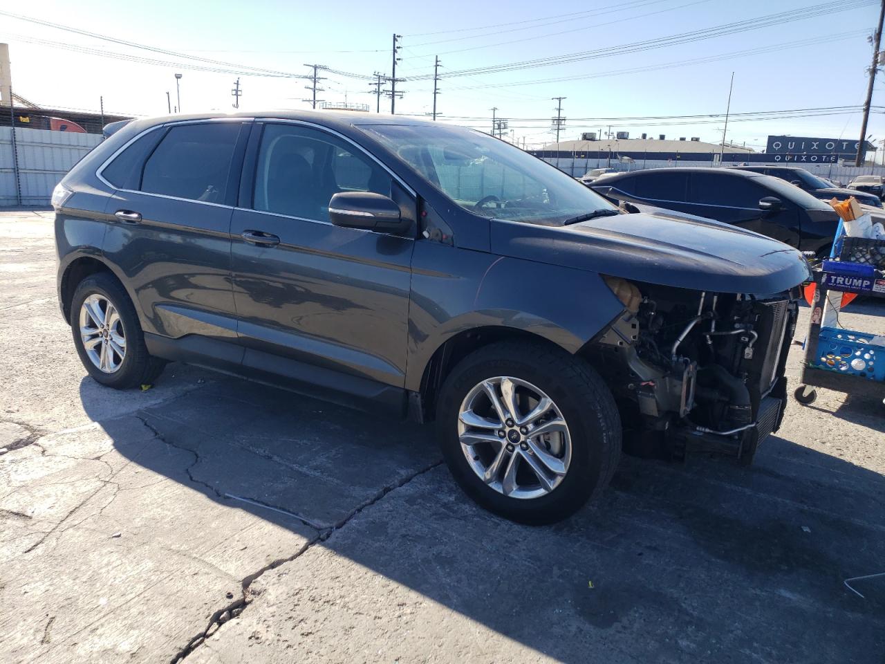 2018 Ford Edge VIN 2FMPK3J96JBC55951 Copart auction photo, front end damage thumbnail 4