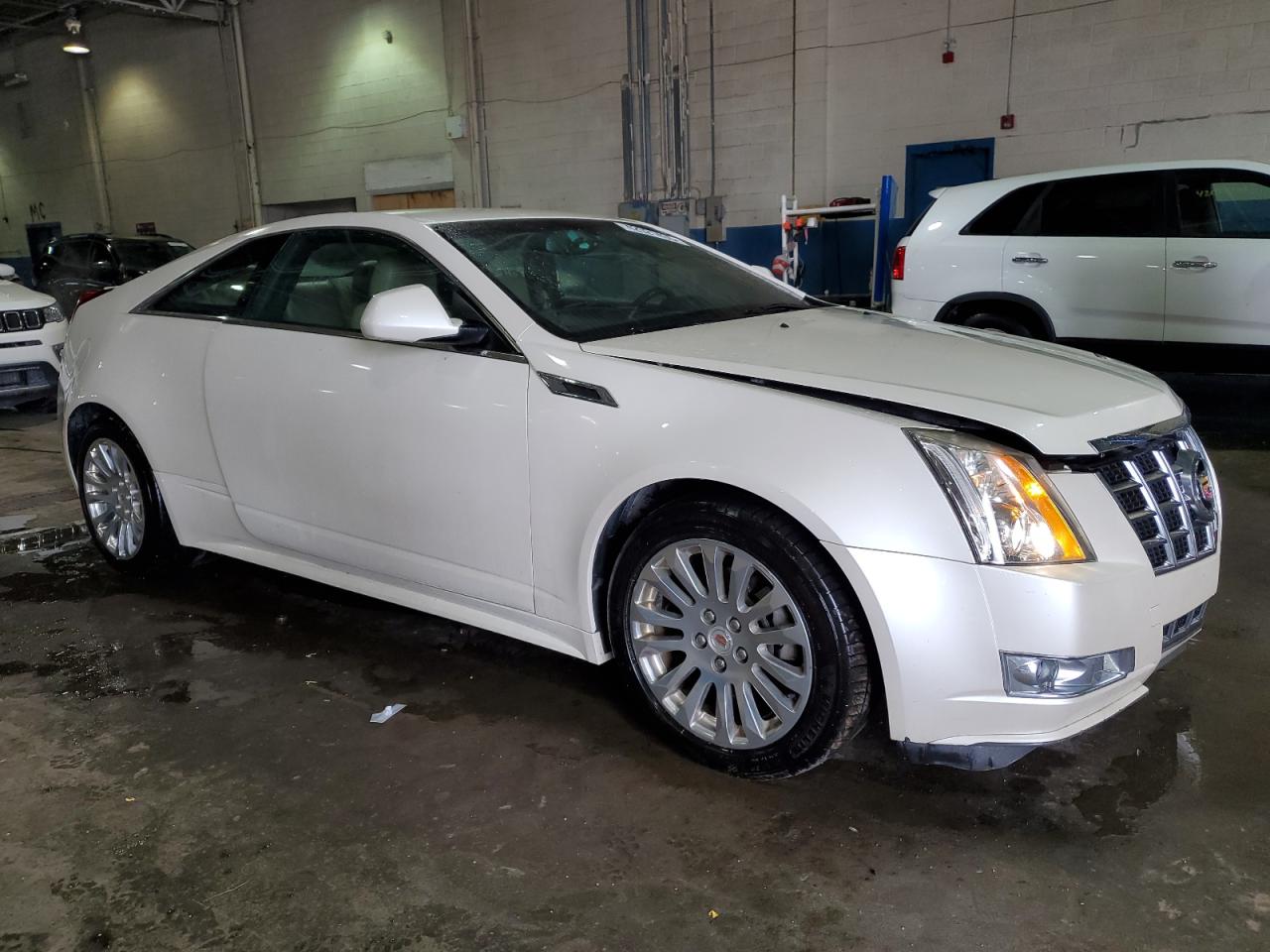 2012 Cadillac CTS VIN 1G6DM1E32C0117598 Copart auction photo, front end / rear end damage thumbnail 4