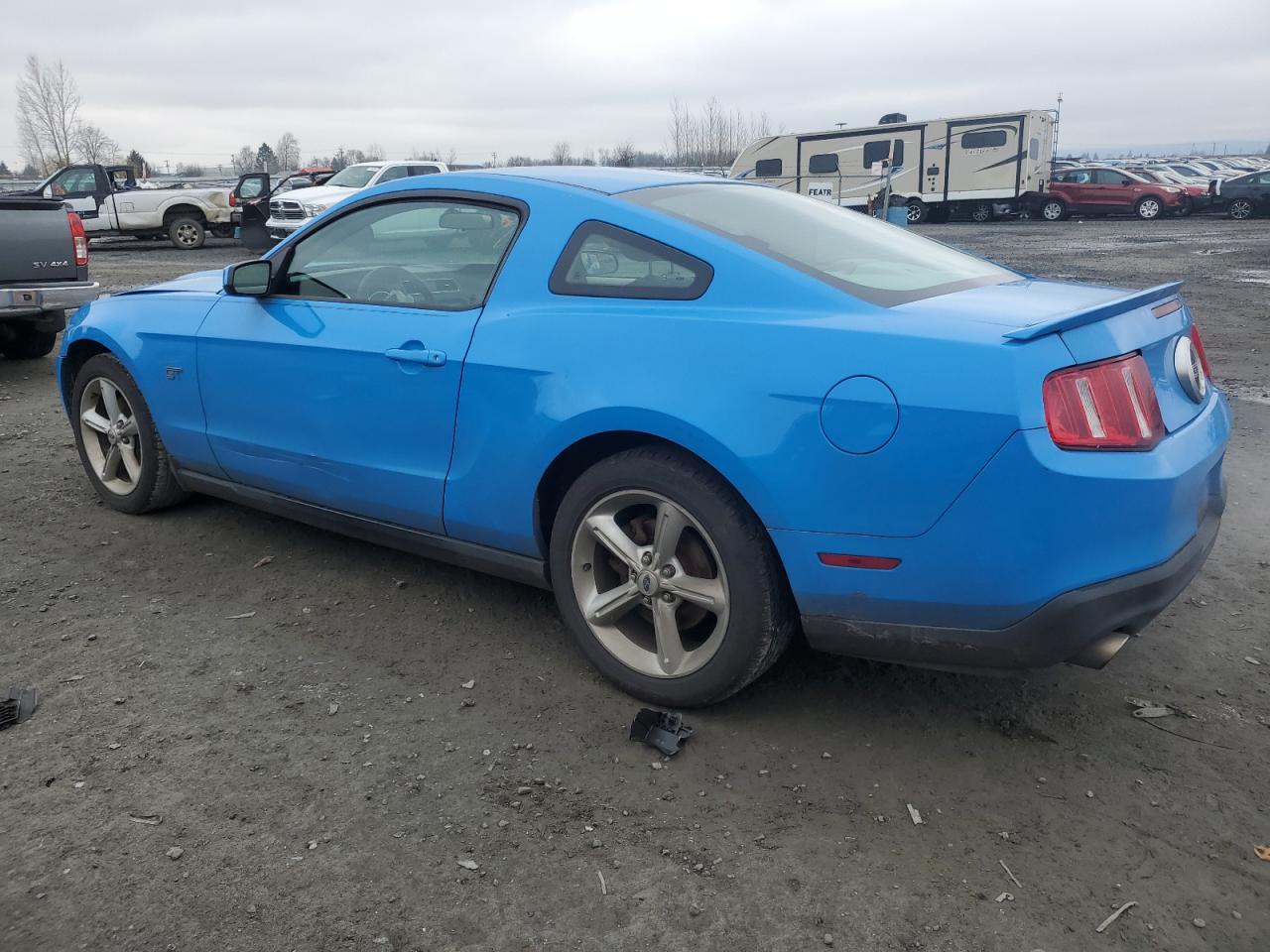 2010 Ford Mustang VIN 1ZVBP8CH8A5173058 Copart auction photo, front end / side damage thumbnail 2