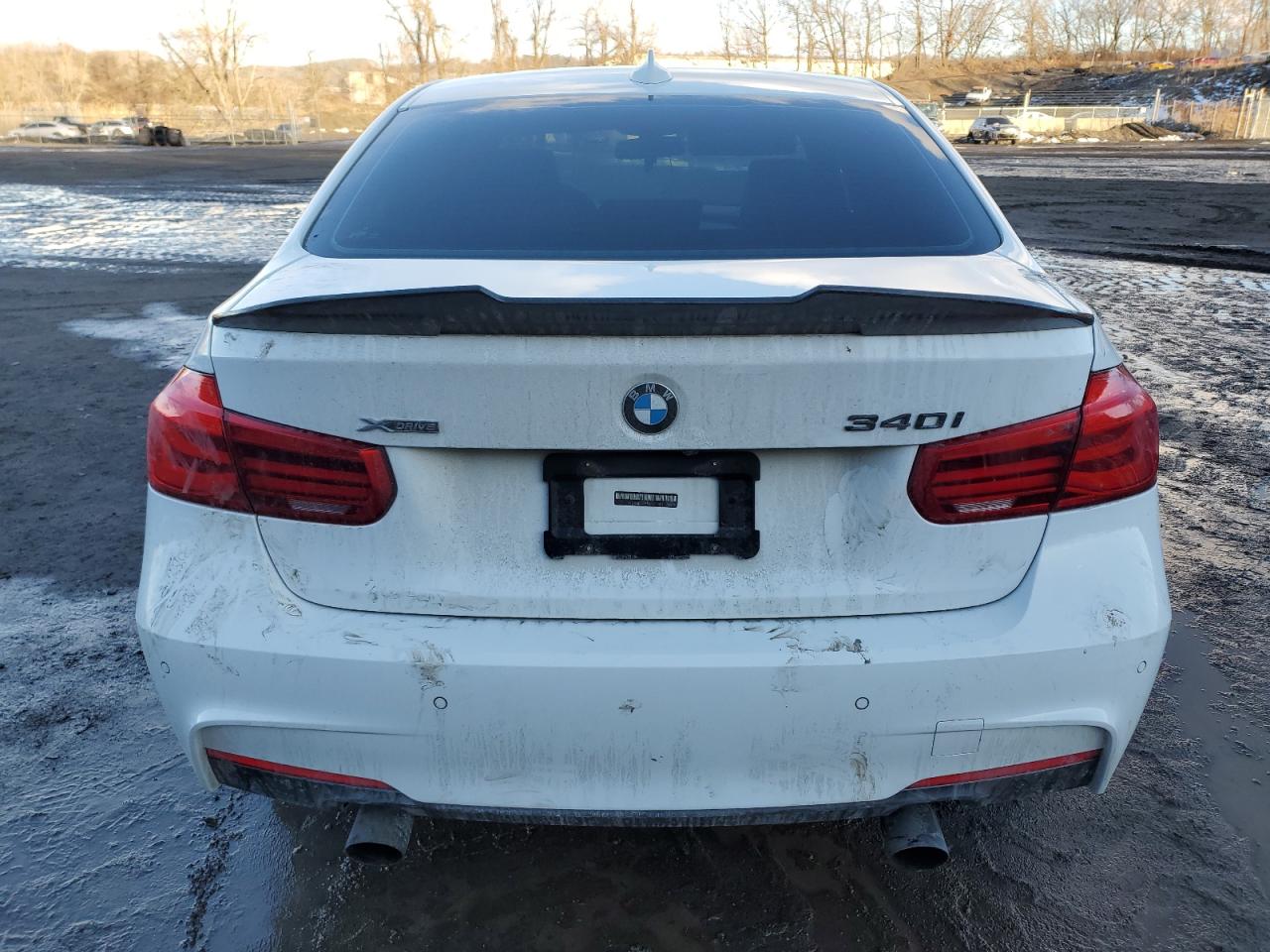 2016 BMW 3er VIN WBA8B7G51GNT14404 Copart auction photo, side damage thumbnail 6