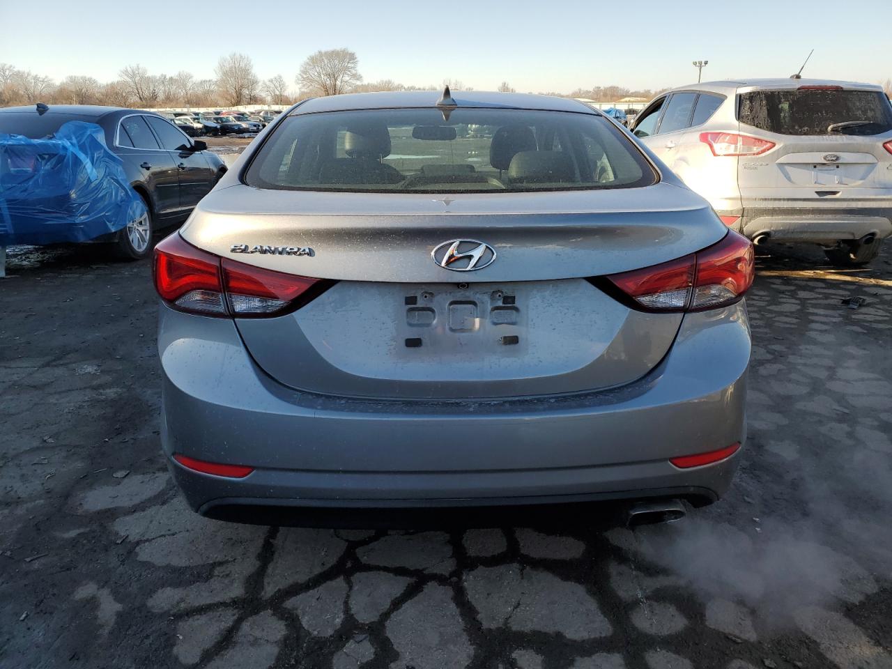 2014 Hyundai Elantra VIN KMHDH4AH6EU103764 Copart auction photo, front end damage thumbnail 6