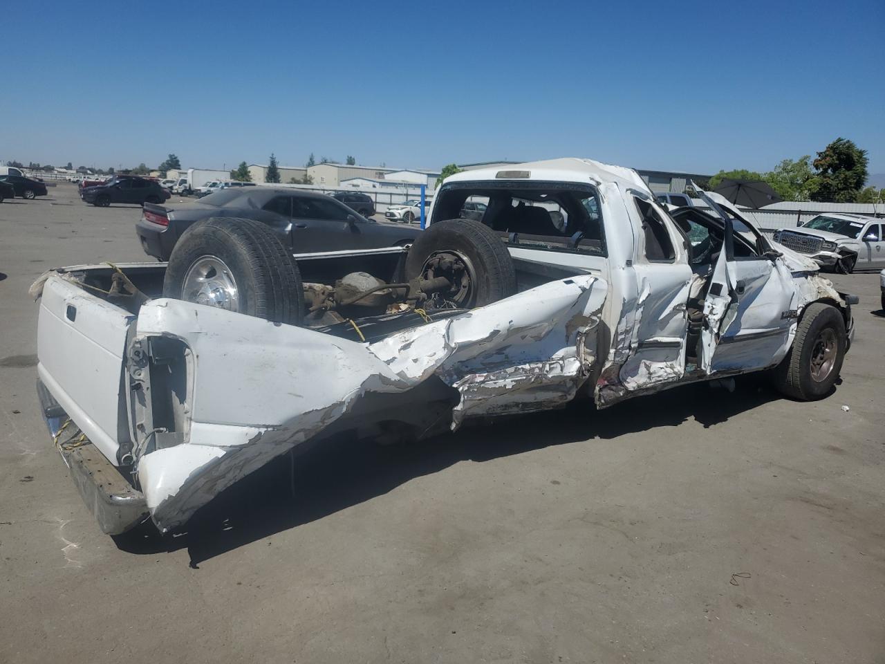 2001 Dodge RAM VIN 1B7KC23661J519836 Copart auction photo, rollover damage thumbnail 3