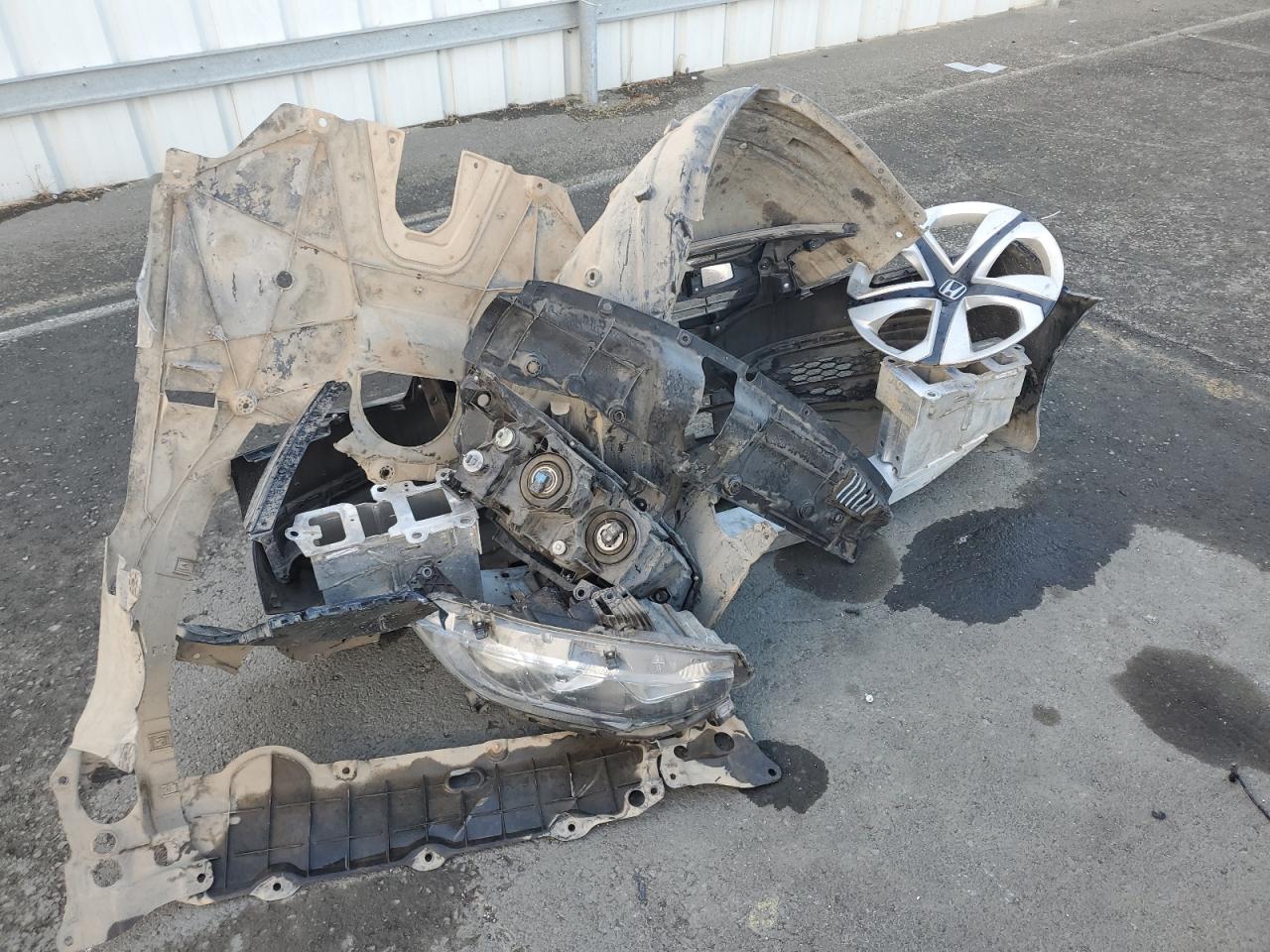 2017 Honda Civic VIN 19XFC2F57HE202546 Copart auction photo, front end damage thumbnail 12