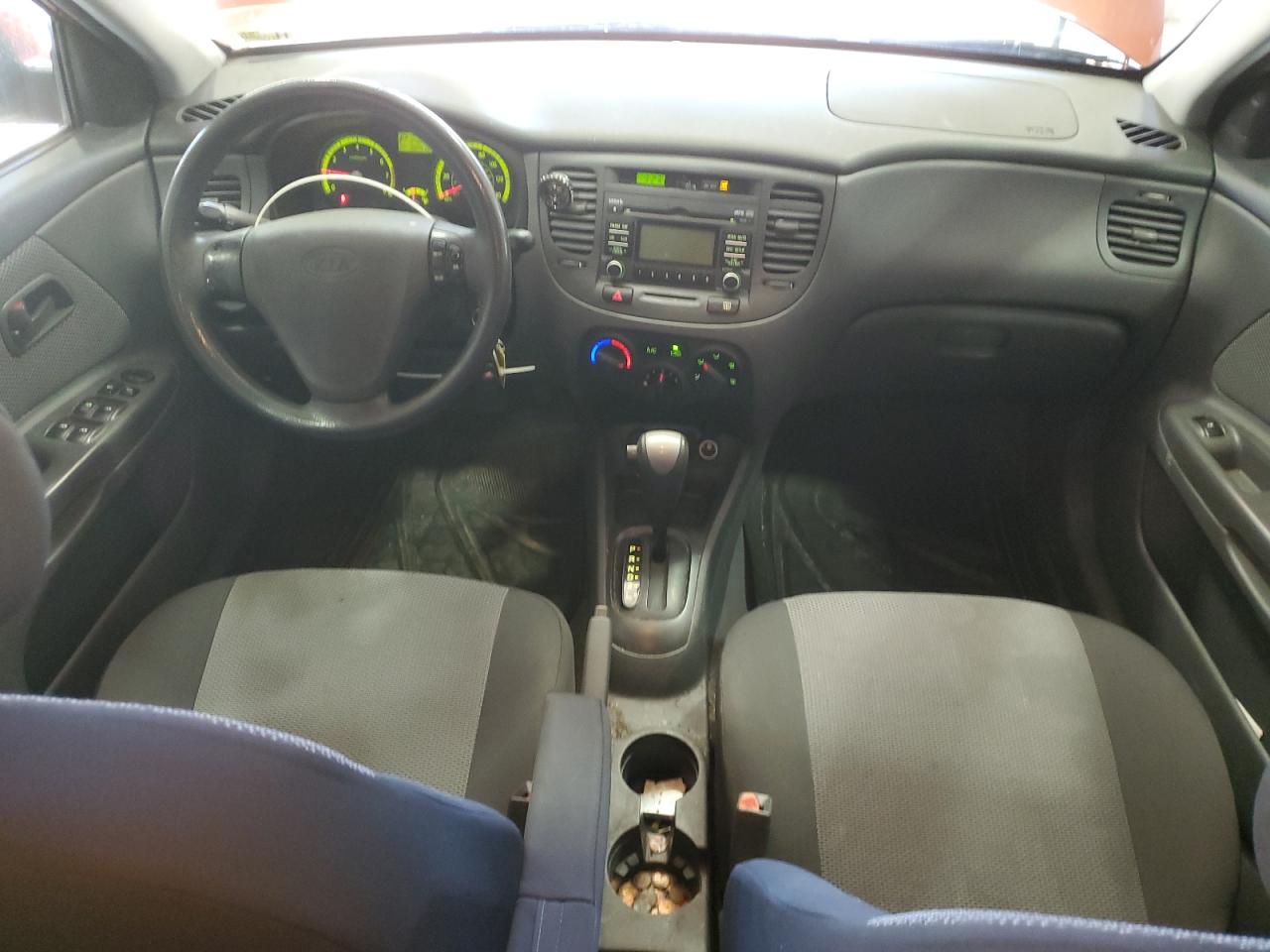 2009 KIA Rio VIN KNADE223996534062 Copart auction photo, side damage thumbnail 8