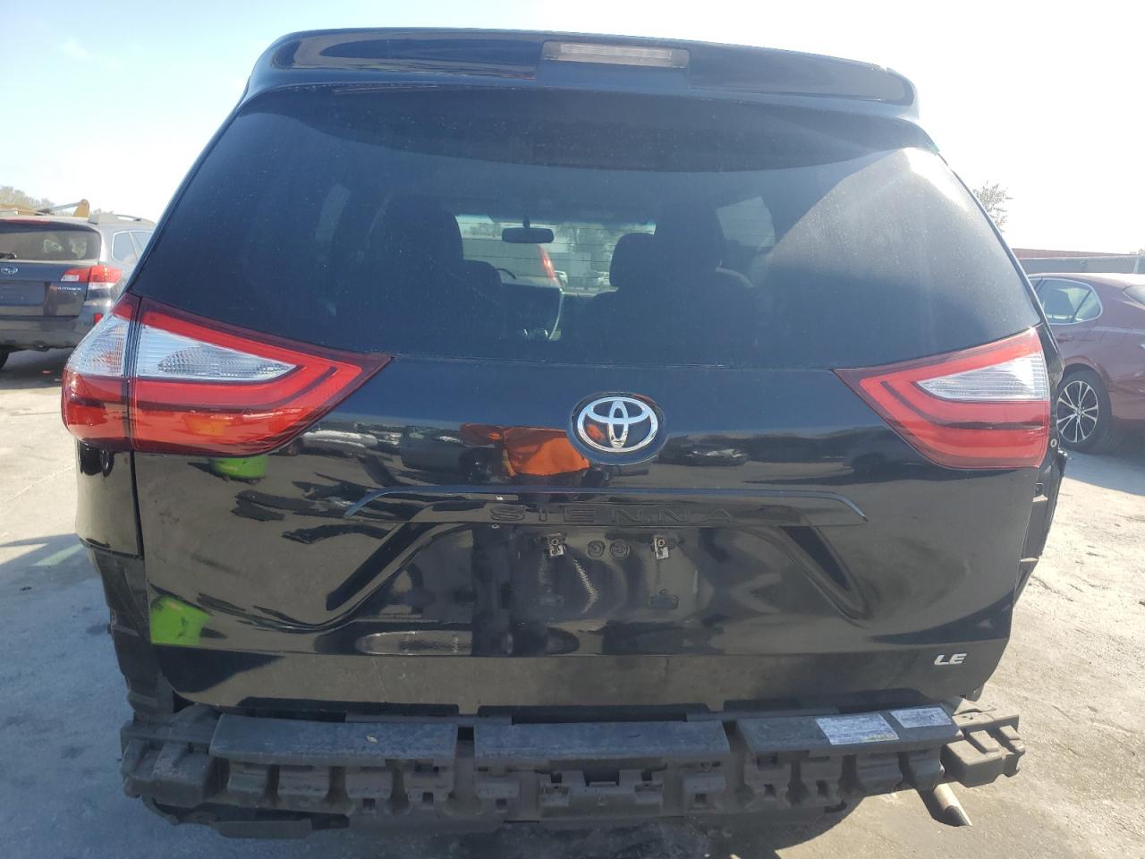 2015 Toyota Sienna VIN 5TDKK3DC8FS655490 Copart auction photo, rear end / minor dent/scratches damage thumbnail 6