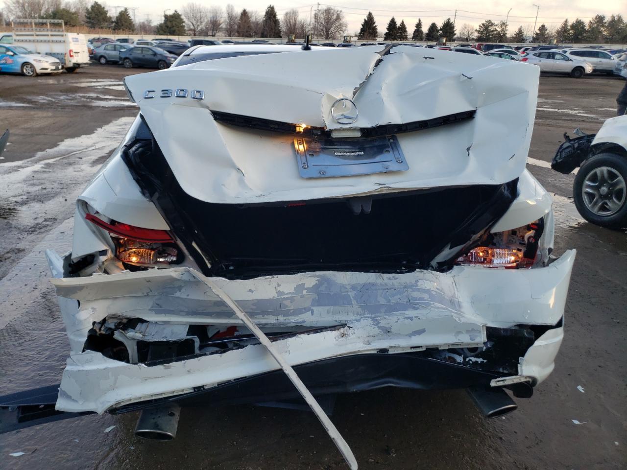 2011 Mercedes-Benz C-klasse VIN WDDGF5EB2BA479884 Copart auction photo, rear end damage thumbnail 6