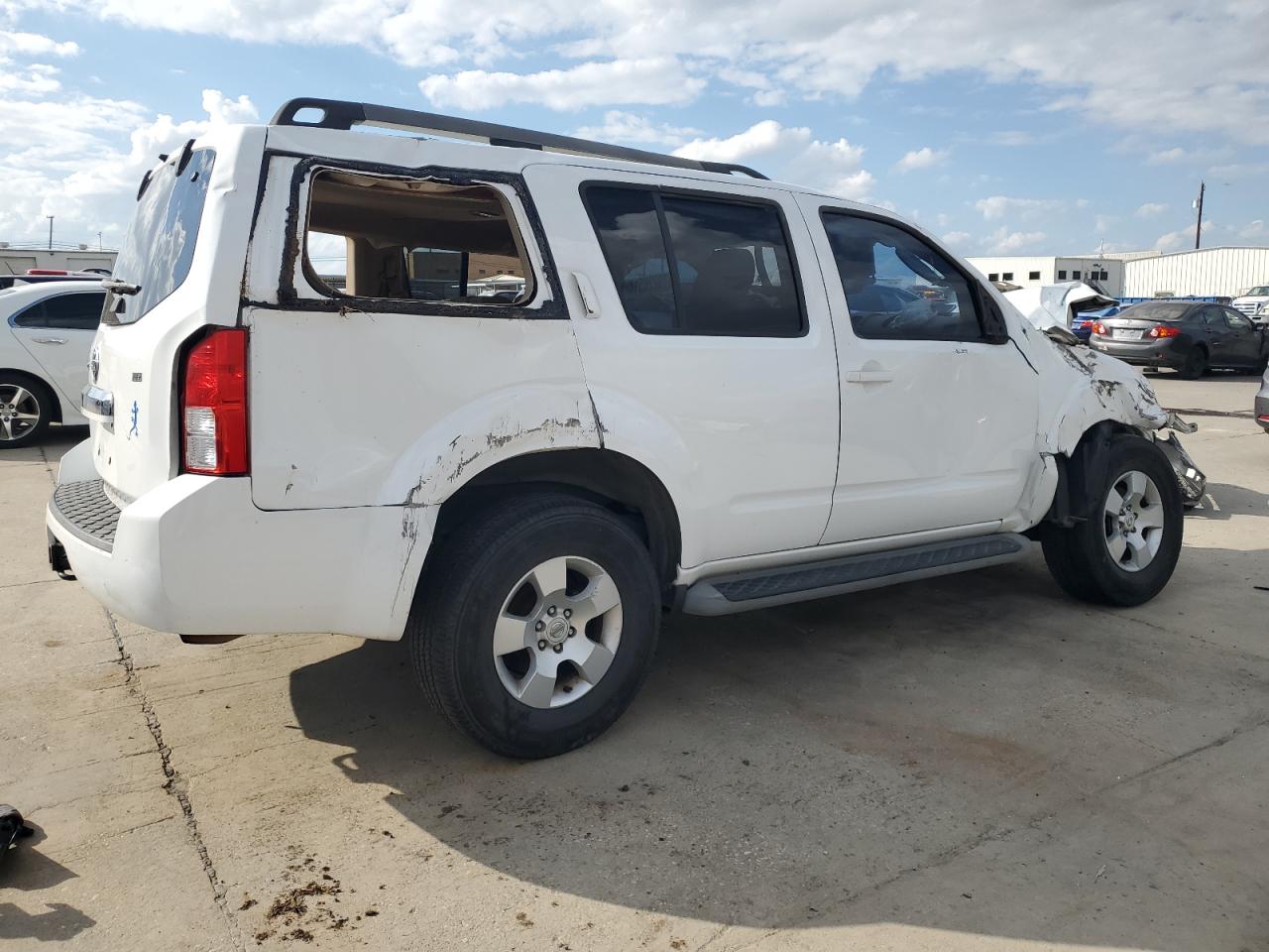 2010 Nissan Pathfinder VIN 5N1AR1NN8AC602449 Copart auction photo, rollover damage thumbnail 3