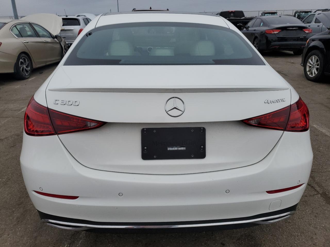 2024 Mercedes-Benz C-klasse VIN W1KAF4HBXRR226819 Copart auction photo, front end / undercarriage damage thumbnail 6