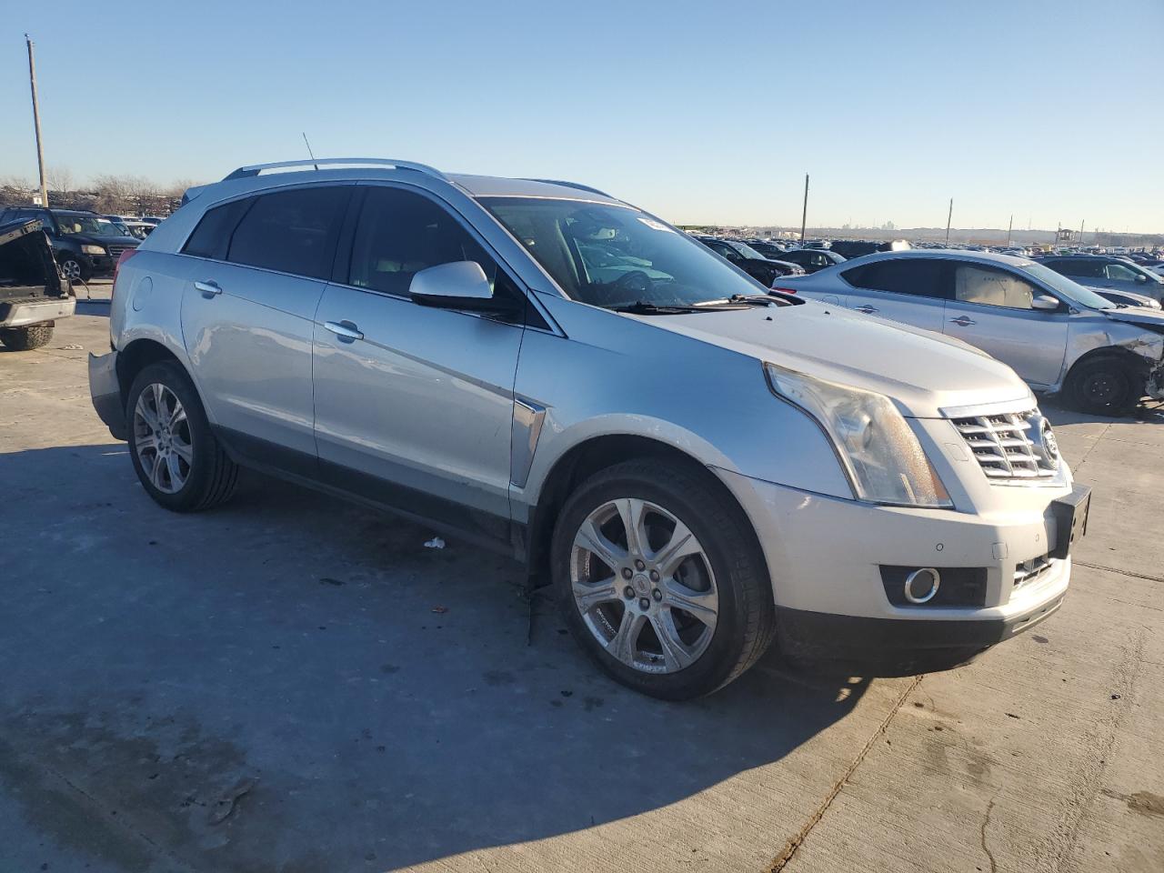 2014 Cadillac SRX VIN 3GYFNCE30ES583972 Copart auction photo, rear end damage thumbnail 4