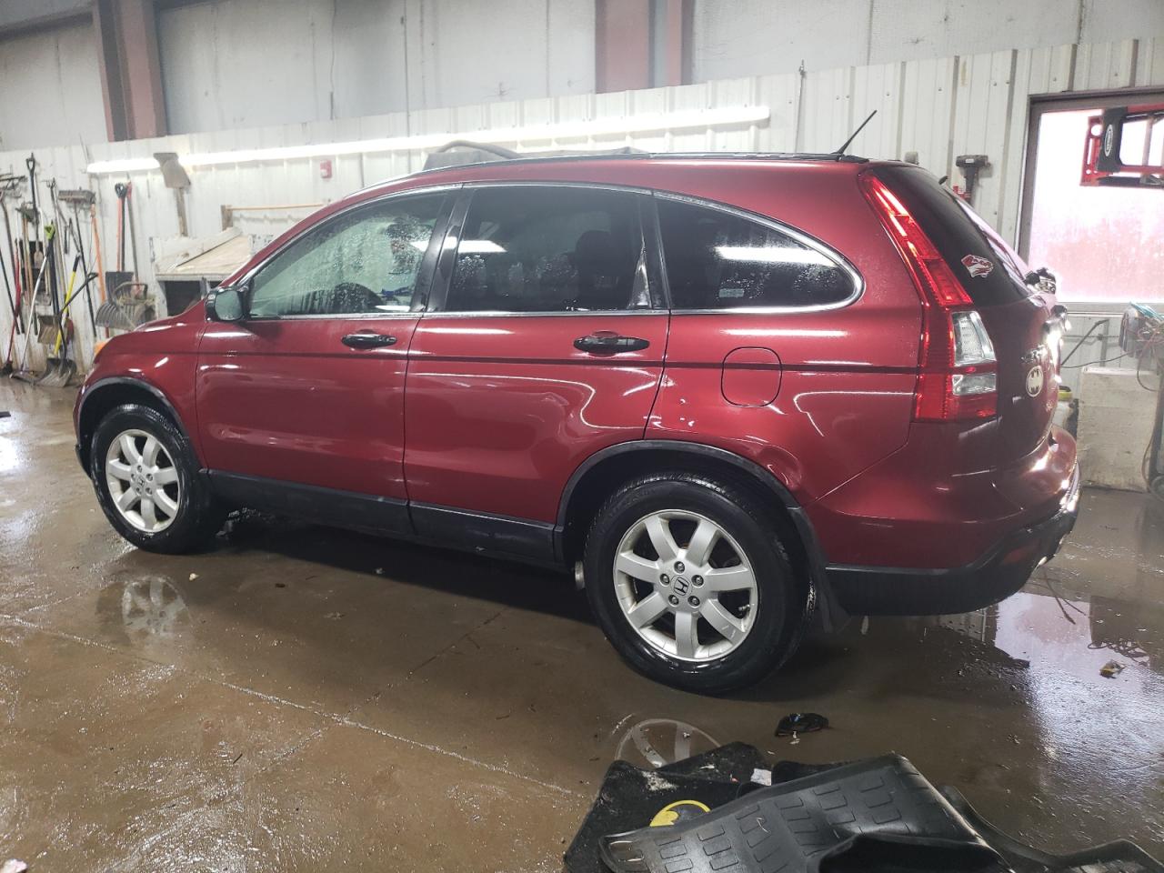 2007 Honda CR-V VIN JHLRE485X7C043336 Copart auction photo, water/flood damage thumbnail 2