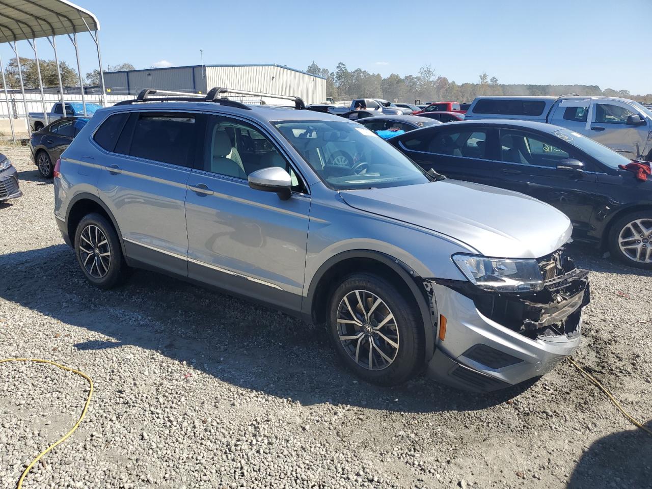 2020 Volkswagen Tiguan VIN 3VV3B7AX9LM027910 Copart auction photo, all over damage thumbnail 4