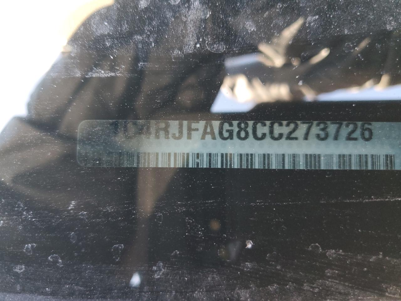 2012 Jeep Grand Cherokee VIN 1C4RJFAG8CC273726 Copart auction photo, side damage thumbnail 15