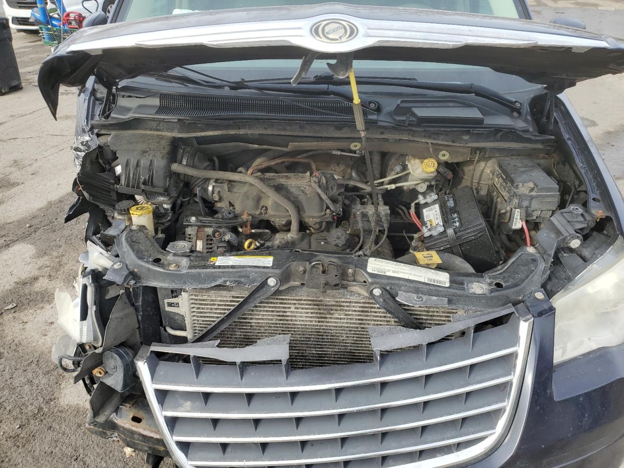 2010 Chrysler Town & Country VIN 2A4RR5D12AR421877 Copart auction photo, all over damage thumbnail 12