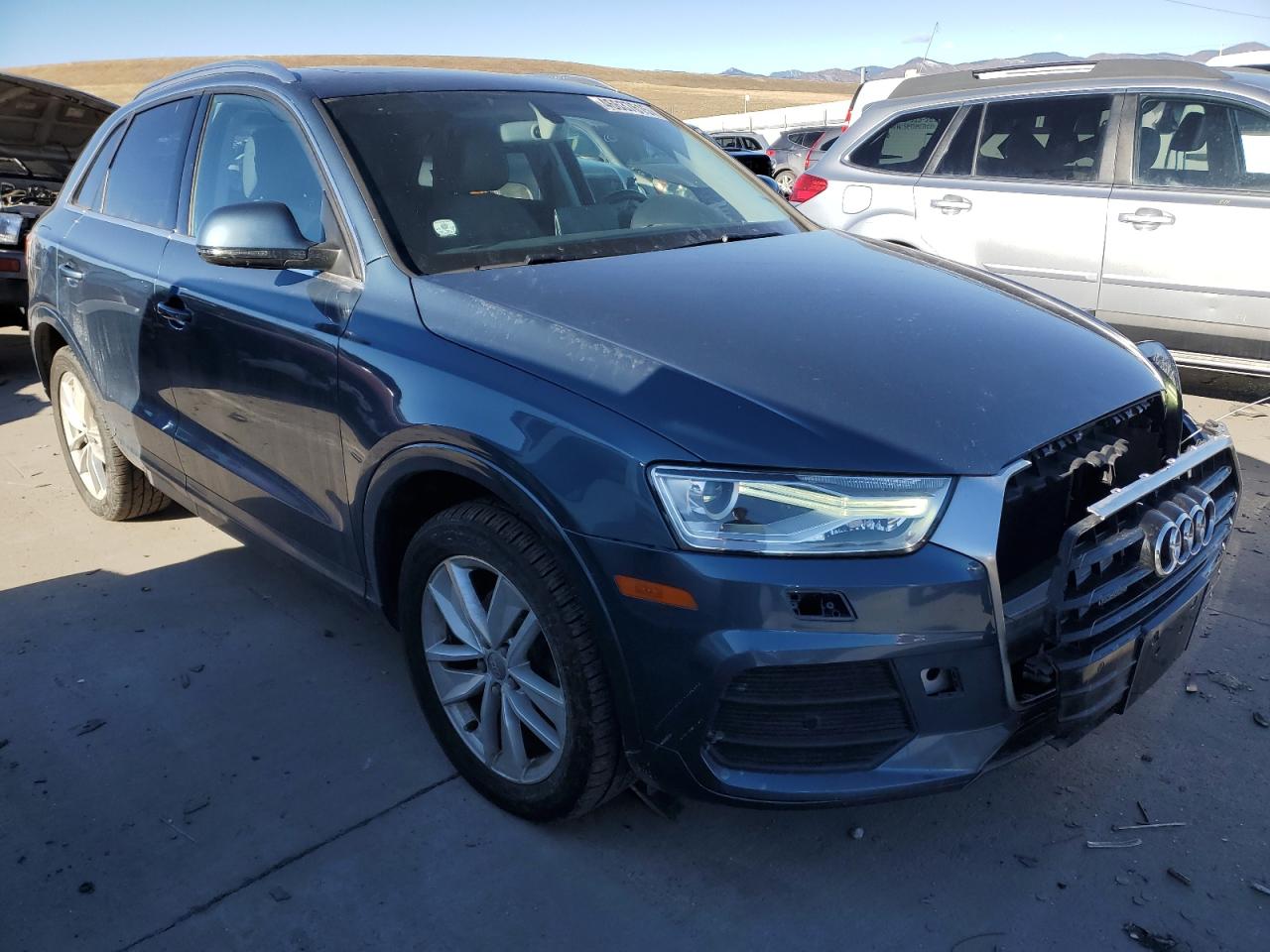 2016 Audi Q3 VIN WA1EFCFS9GR010377 Copart auction photo, front end damage thumbnail 4