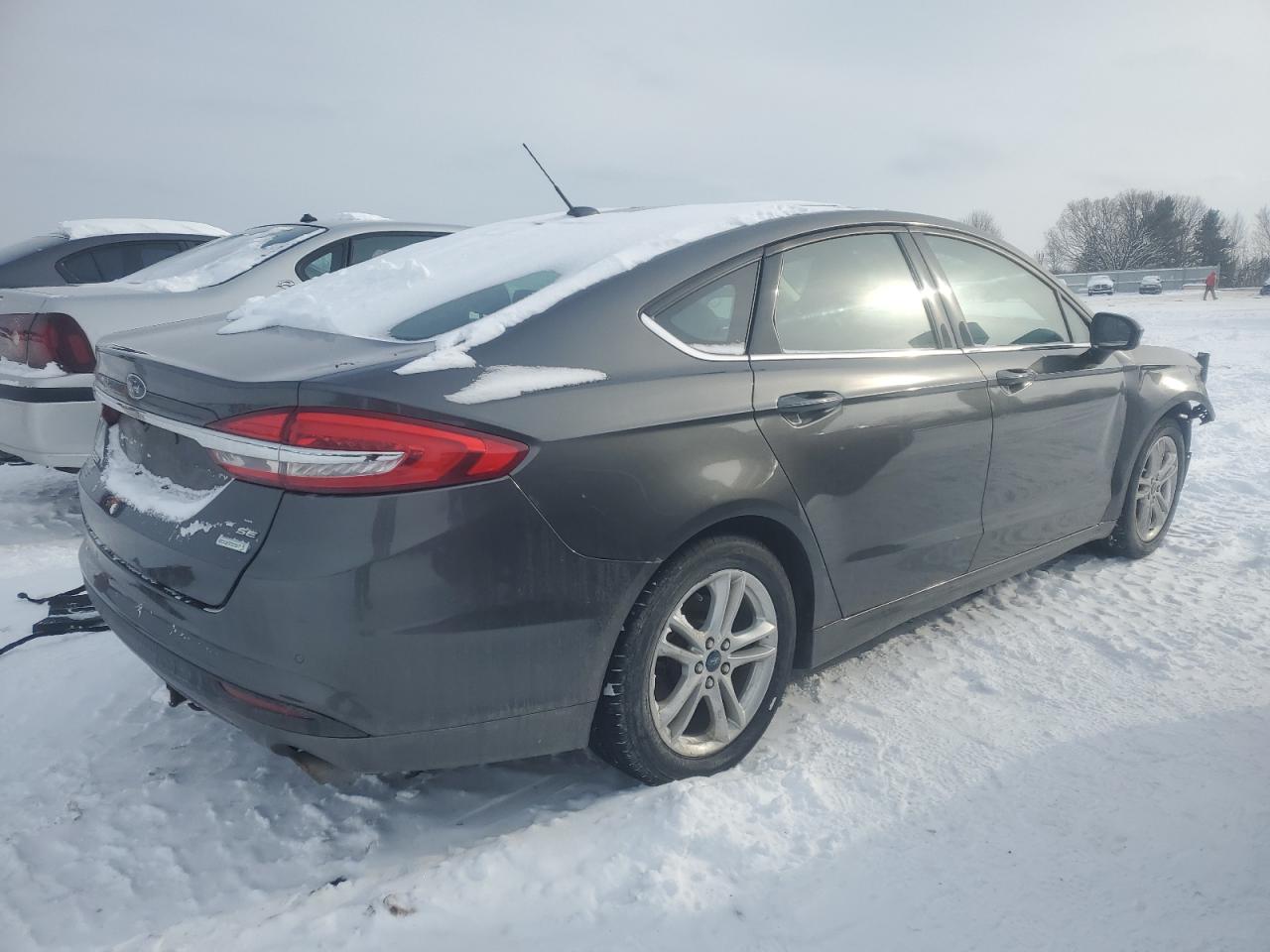 2018 Ford Fusion VIN 3FA6P0HDXJR118142 Copart auction photo, front end damage thumbnail 3