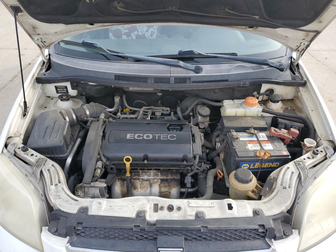 2010 Chevrolet Aveo VIN KL1TD5DE8AB110036 Copart auction photo, side damage thumbnail 13