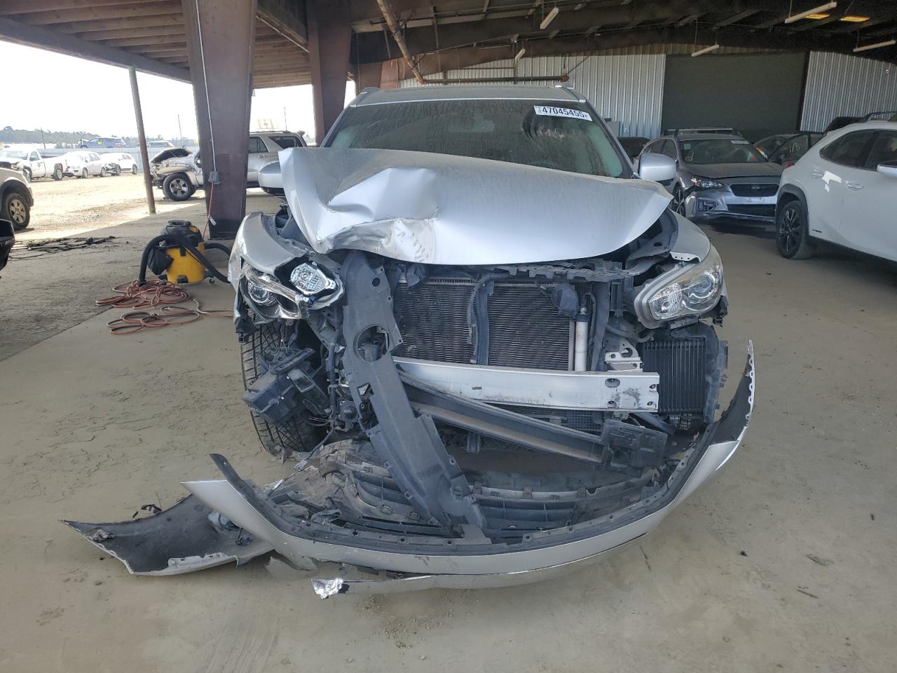 2014 Infiniti QX60 VIN 5N1AL0MN6EC551990 Copart auction photo, front end damage thumbnail 5