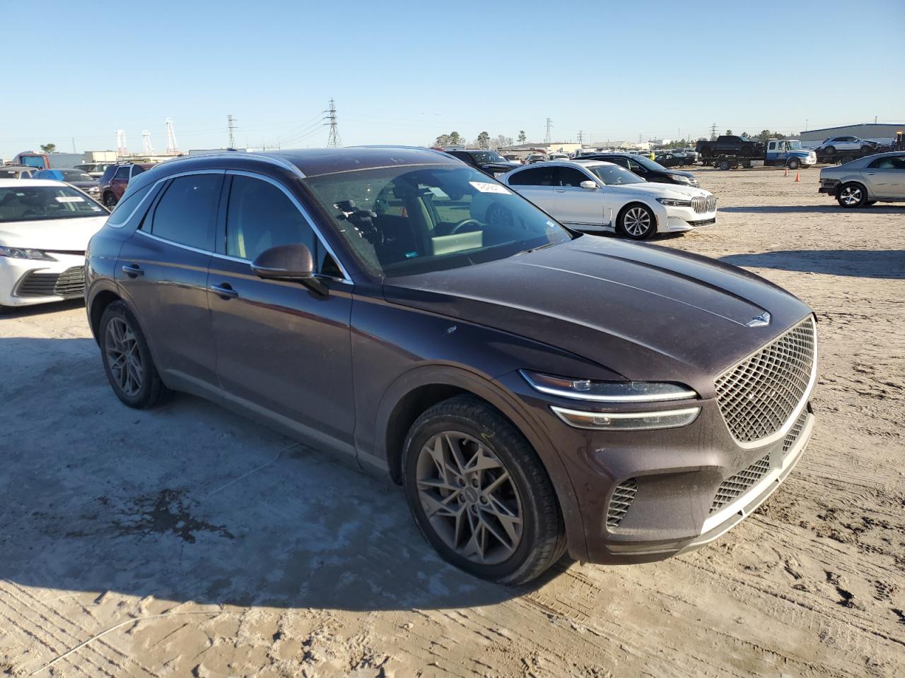 2023 Genesis Gv70 VIN KMUMADTB8PU113830 Copart auction photo, rear end damage thumbnail 4