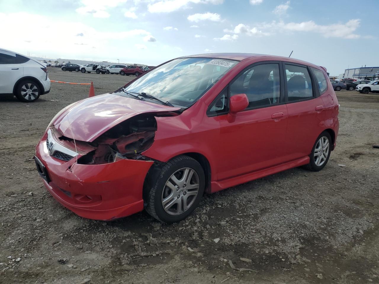 2007 Honda Fit VIN JHMGD38617S055065
