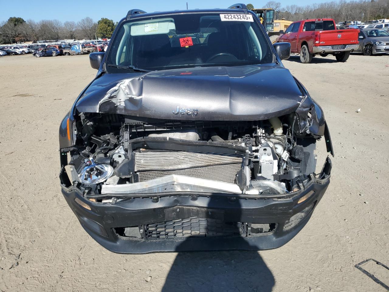 2018 Jeep Renegade VIN ZACCJABBXJPG65028 Copart auction photo, front end / minor dent/scratches damage thumbnail 5