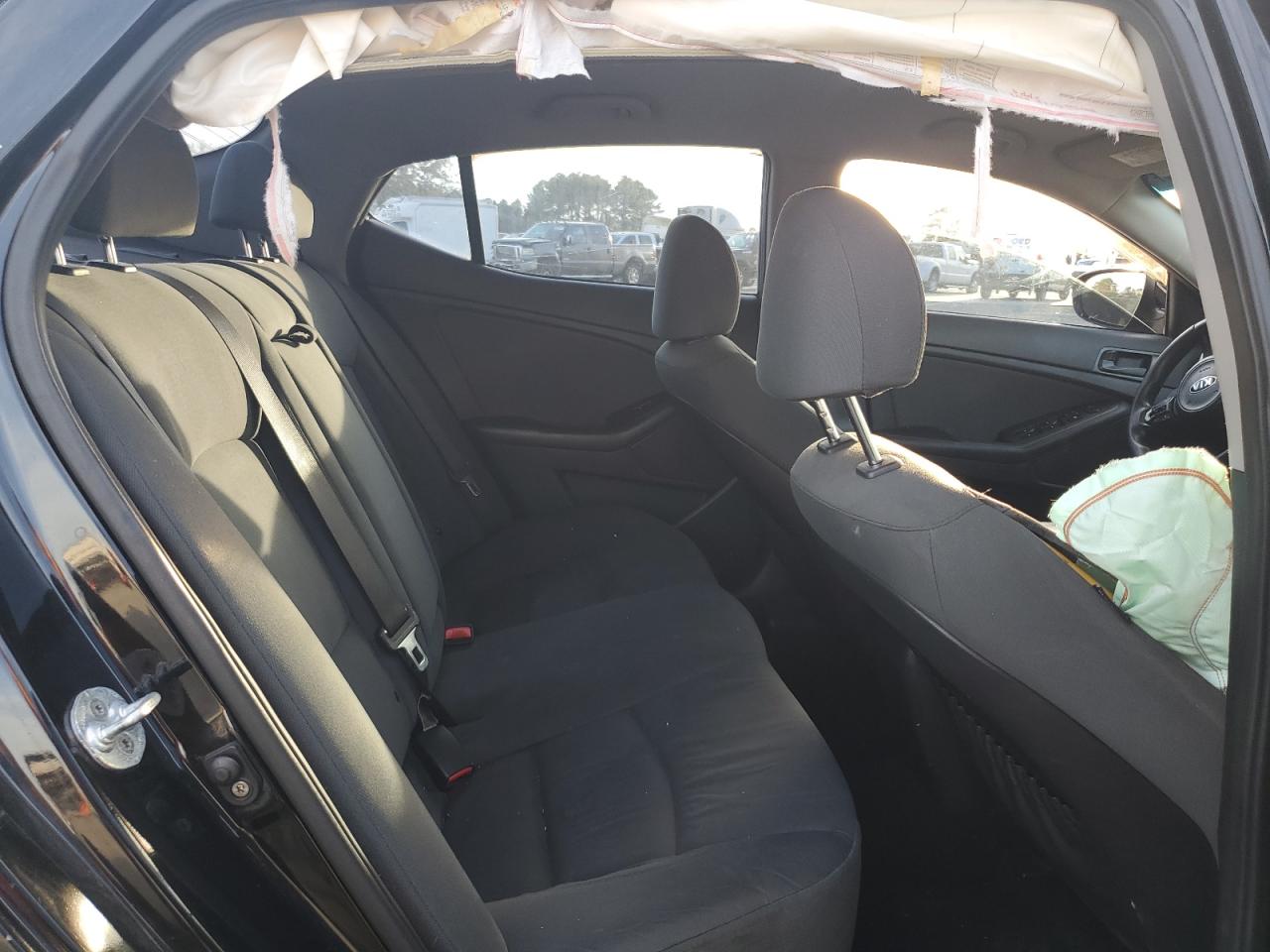 2015 KIA Optima VIN KNAGM4A70F5620345 Copart auction photo, front end / side damage thumbnail 10