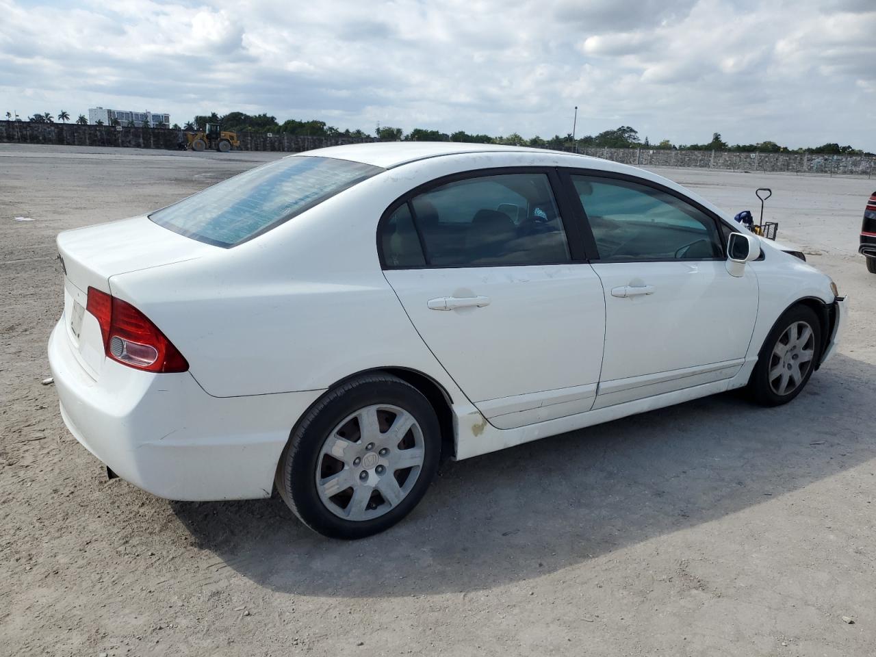 2008 Honda Civic VIN 1HGFA16538L057045 Copart auction photo, front end / side damage thumbnail 3