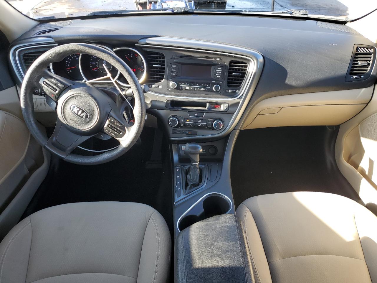 2015 KIA Optima VIN 5XXGM4A75FG518831 Copart auction photo, front end damage thumbnail 8