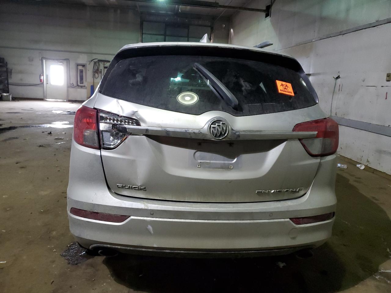 2017 Buick Envision VIN LRBFXESX2HD191744 Copart auction photo, all over damage thumbnail 6