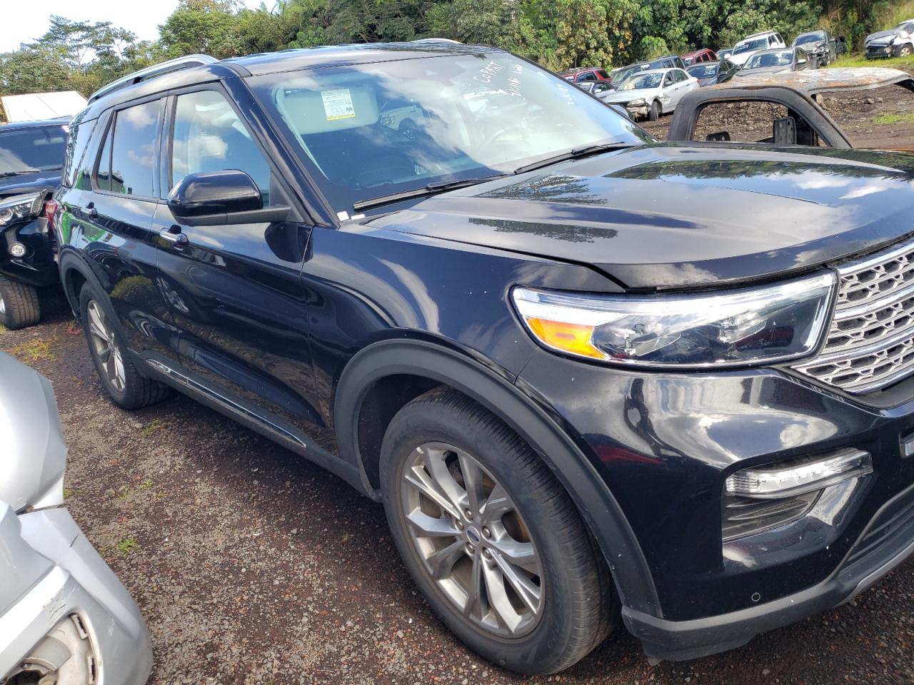 2023 Ford Explorer VIN 1FMSK7FH8PGB20084 Copart auction photo, side damage thumbnail 4