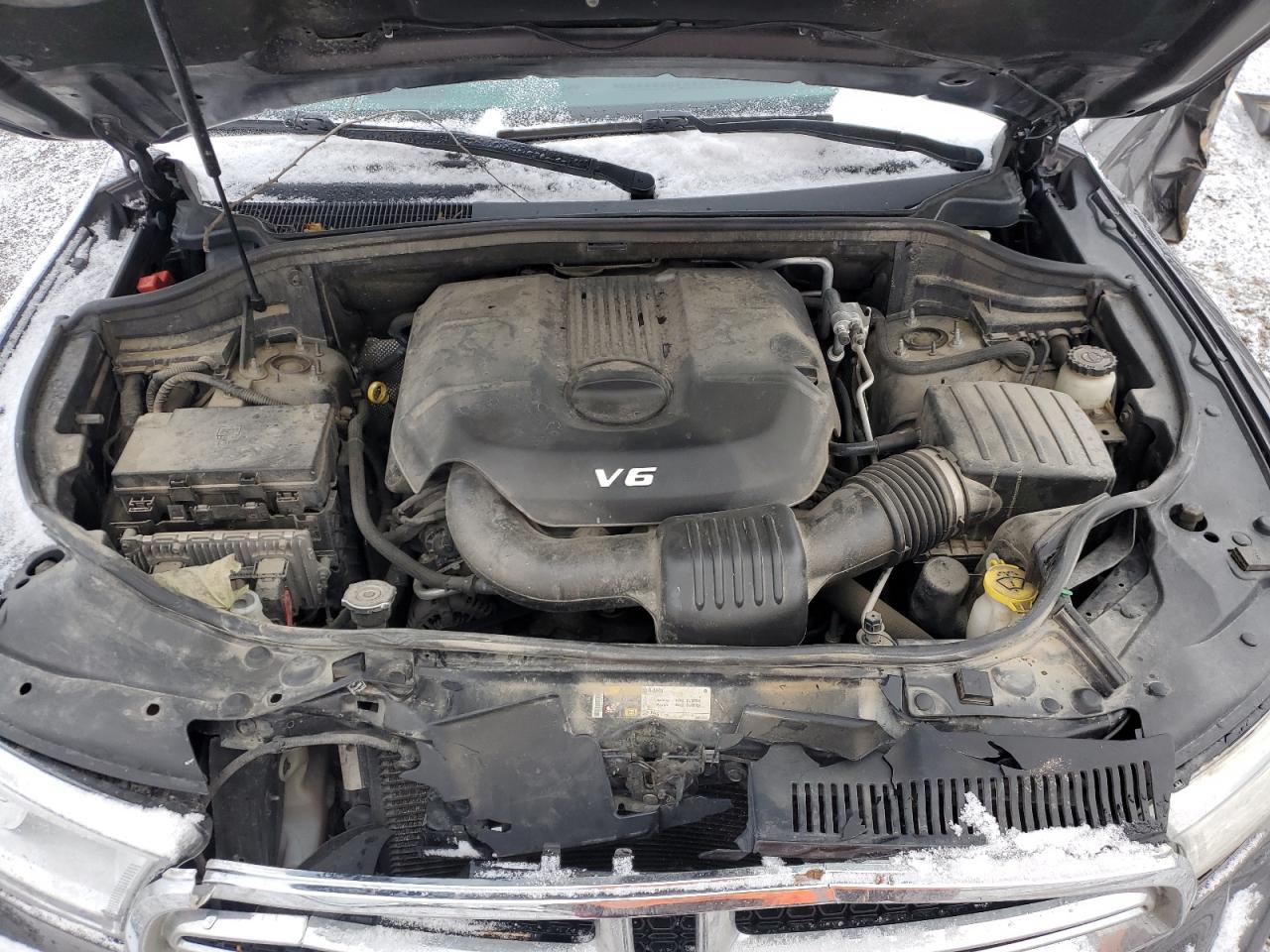2014 Dodge Durango VIN 1C4RDJDG3EC592573 Copart auction photo, all over damage thumbnail 13