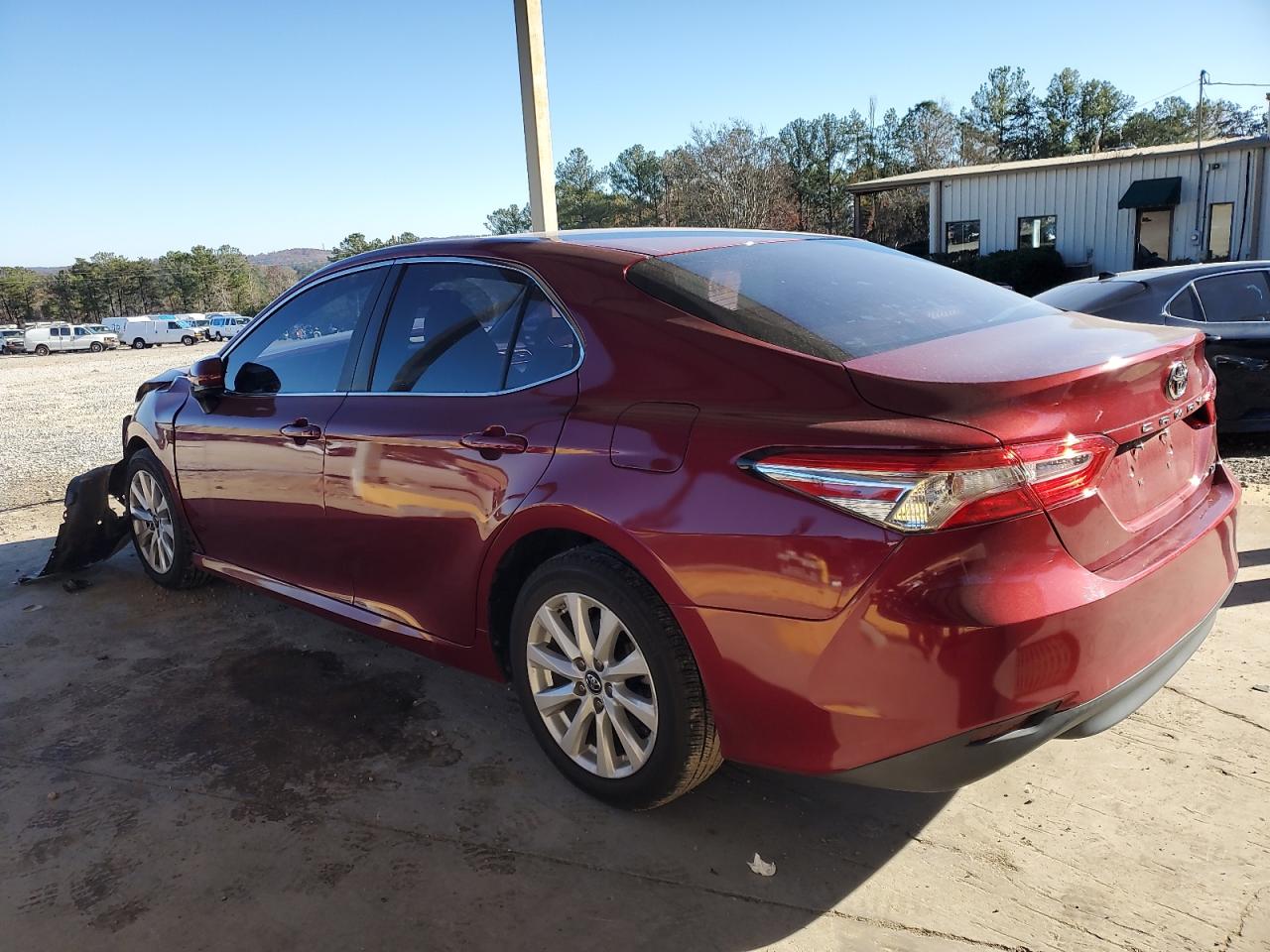 2018 Toyota Camry VIN 4T1B11HK8JU649276 Copart auction photo, front end damage thumbnail 2