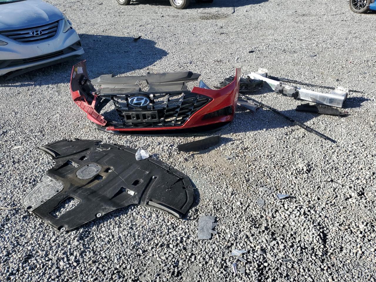 2020 Hyundai Sonata VIN 5NPEF4JAXLH054352 Copart auction photo, front end damage thumbnail 14