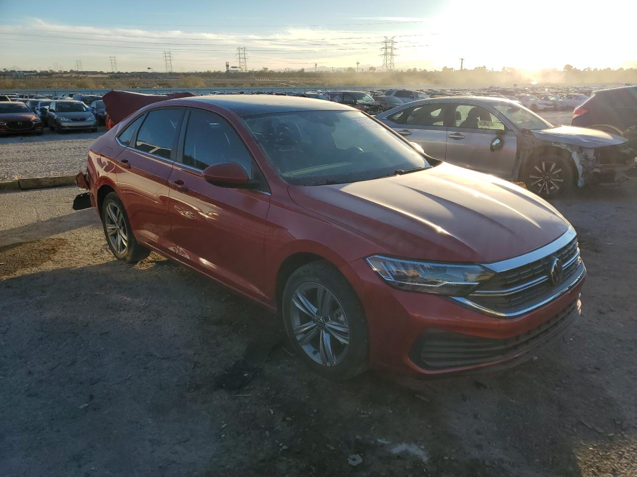 2024 Volkswagen Jetta VIN 3VW7M7BU7RM089715 Copart auction photo, rear end / frame damage damage thumbnail 4