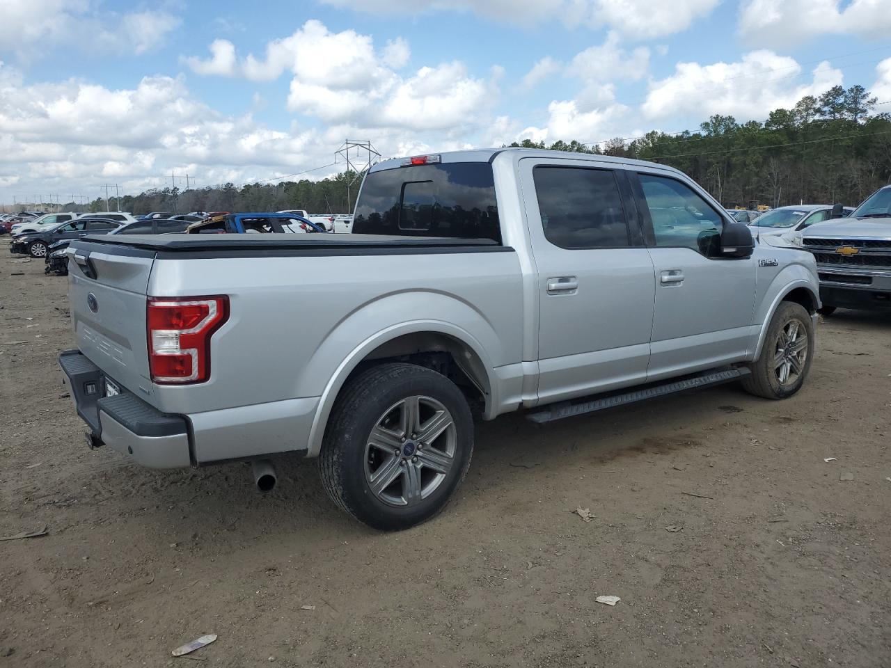 2018 Ford F-150 VIN 1FTEW1CG4JKF49676 Copart auction photo, front end damage thumbnail 3
