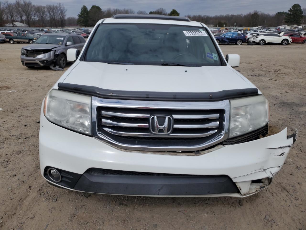 2015 Honda Pilot VIN 5FNYF4H7XFB027792 Copart auction photo, front end / side damage thumbnail 5