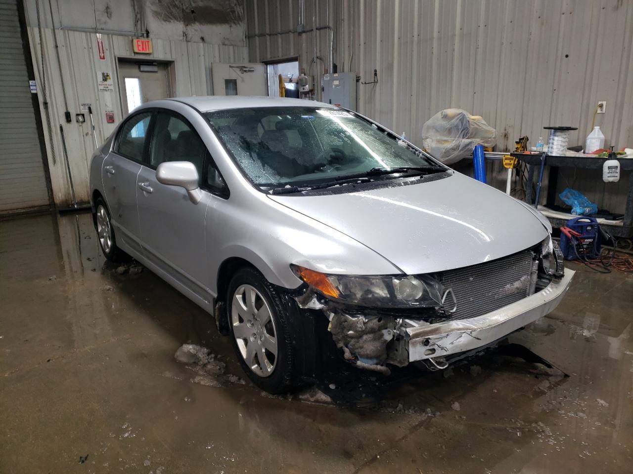 2008 Honda Civic VIN 1HGFA165X8L071735 Copart auction photo, front end damage thumbnail 4