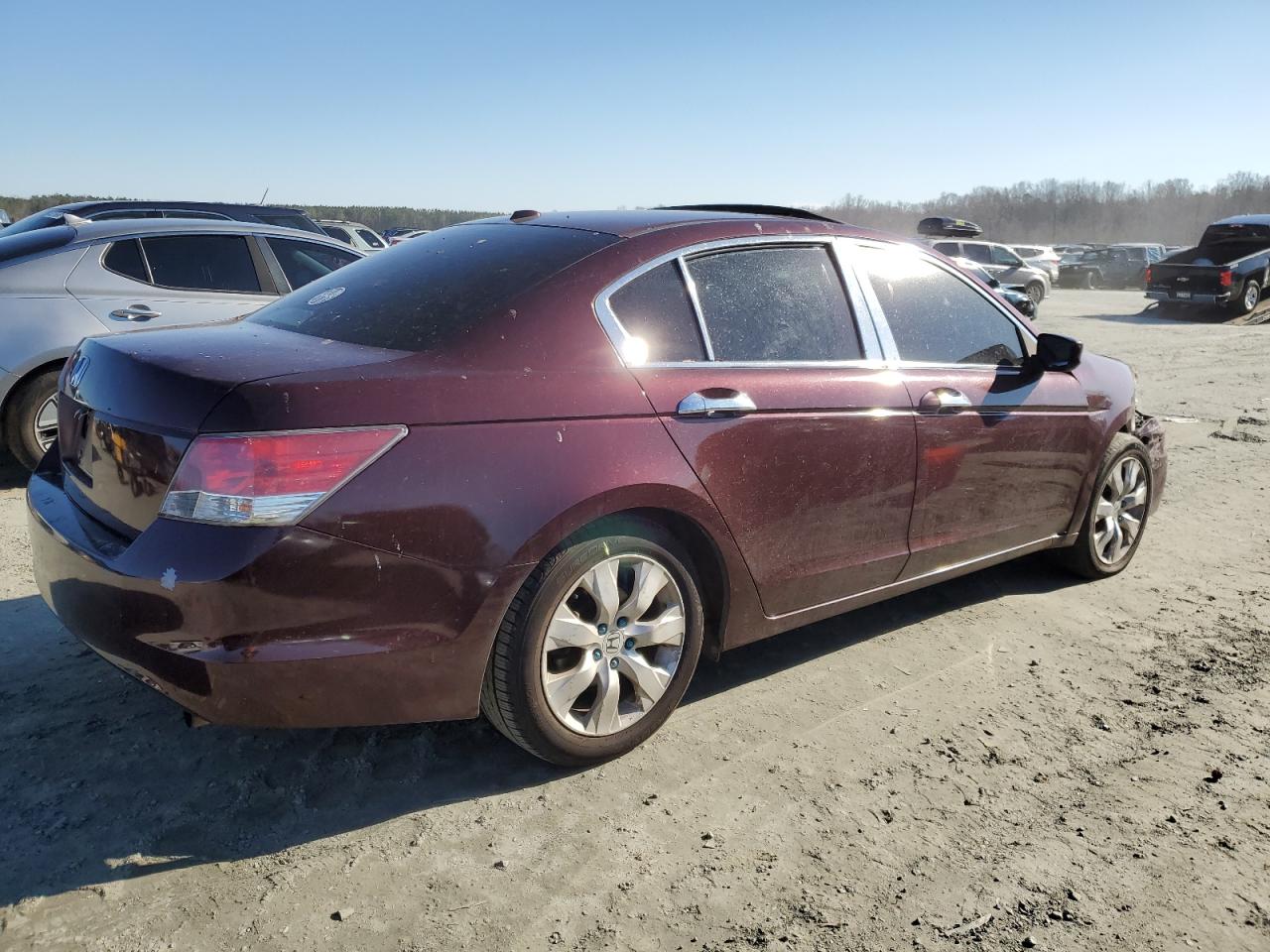 2008 Honda Accord VIN JHMCP26898C051569 Copart auction photo, front end damage thumbnail 3