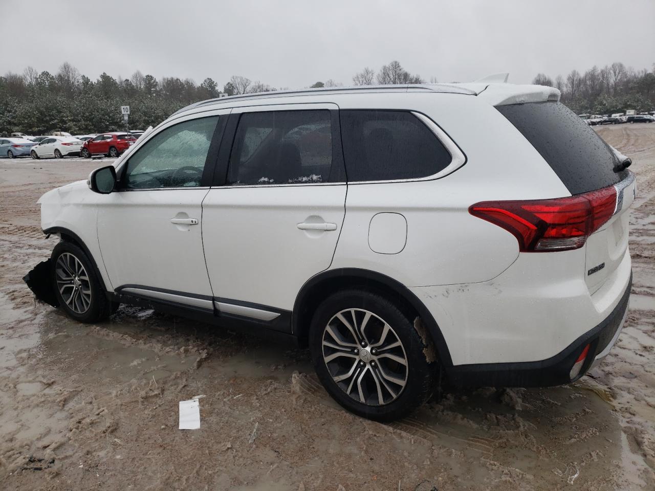 2018 Mitsubishi Outlander VIN JA4AD3A37JZ014844 Copart auction photo, front end / mechanical damage thumbnail 2