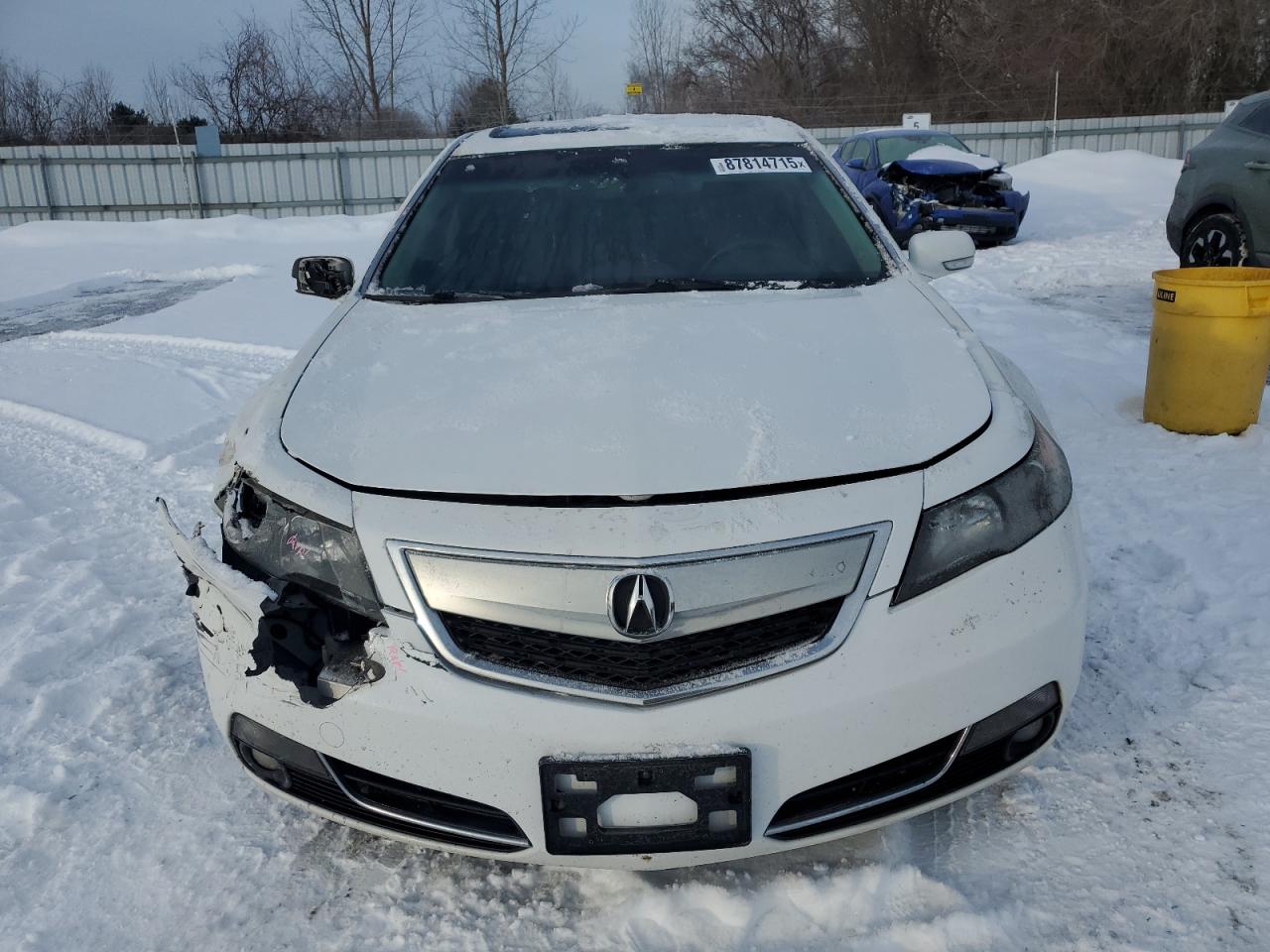 2013 Acura TL VIN 19UUA8F5XDA800192 Copart auction photo, rear end / front end damage thumbnail 5