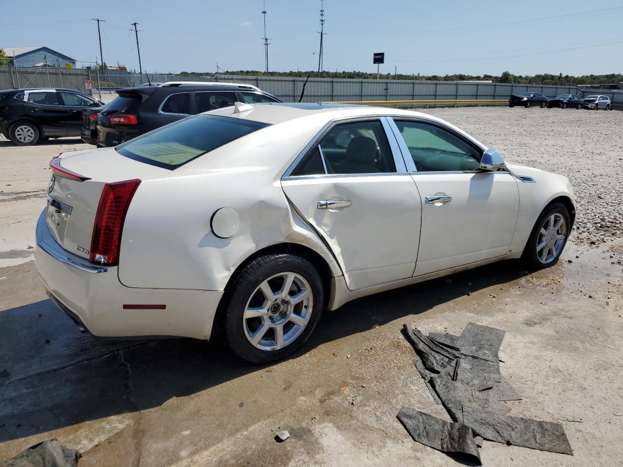 2009 Cadillac CTS VIN 1G6DU57V690168911 Copart auction photo, unknown / side damage thumbnail 3