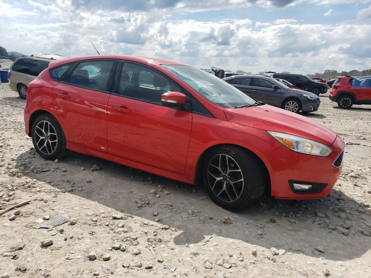 2016 Ford Focus VIN 1FADP3K25GL313928 Copart auction photo, front end / undercarriage damage thumbnail 4