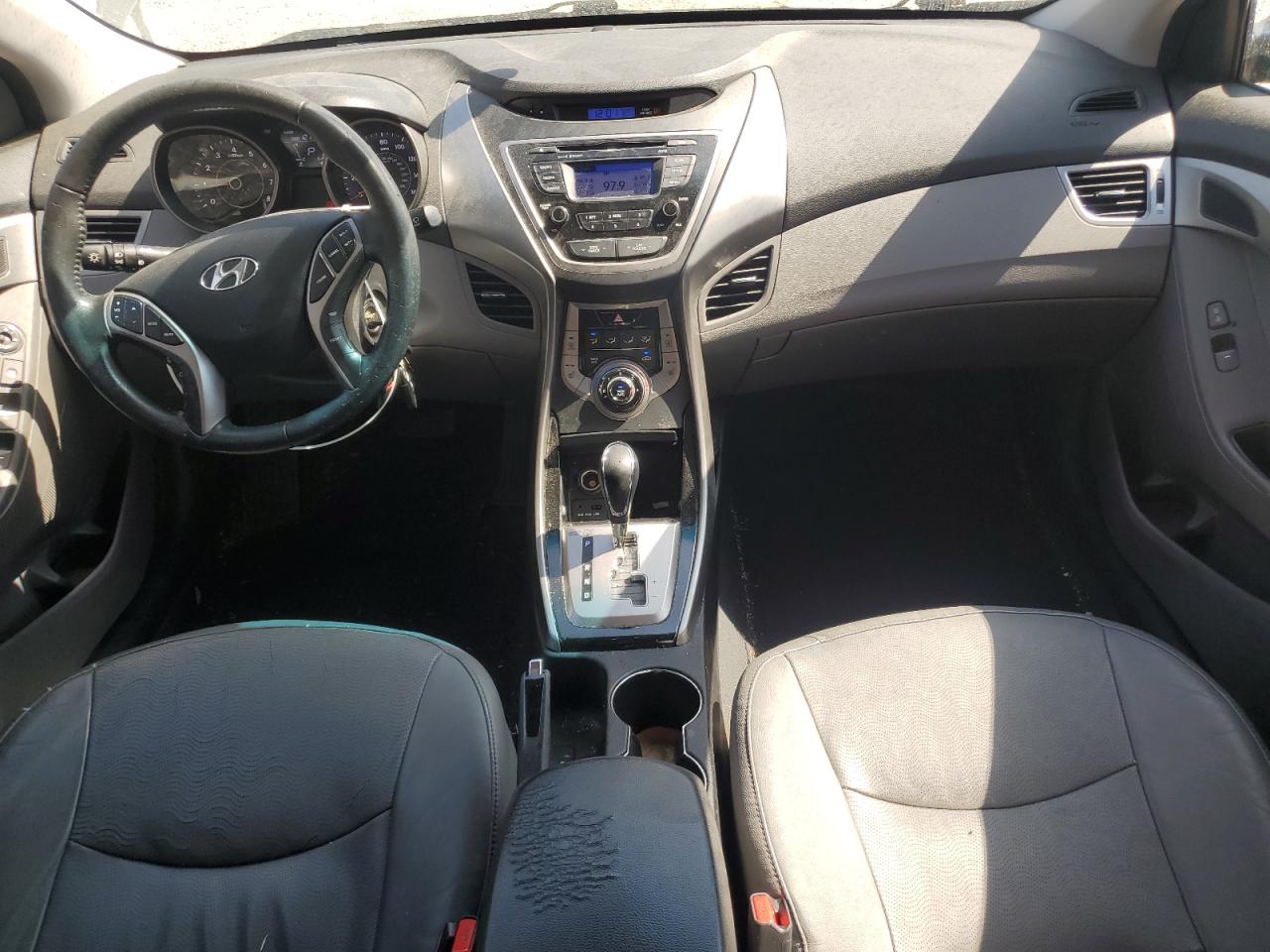 2013 Hyundai Elantra VIN 5NPDH4AE1DH297221 Copart auction photo, side / front end damage thumbnail 8