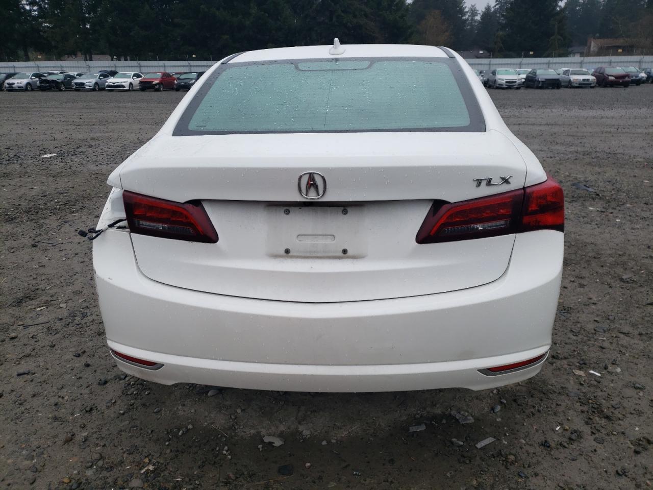 2016 Acura TLX VIN 19UUB1F32GA004320 Copart auction photo, rear end / side damage thumbnail 6