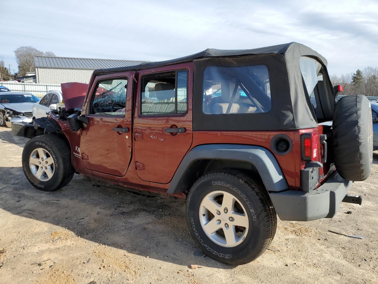 2008 Jeep Wrangler VIN 1J4GA39118L602838 Copart auction photo, front end / all over damage thumbnail 2