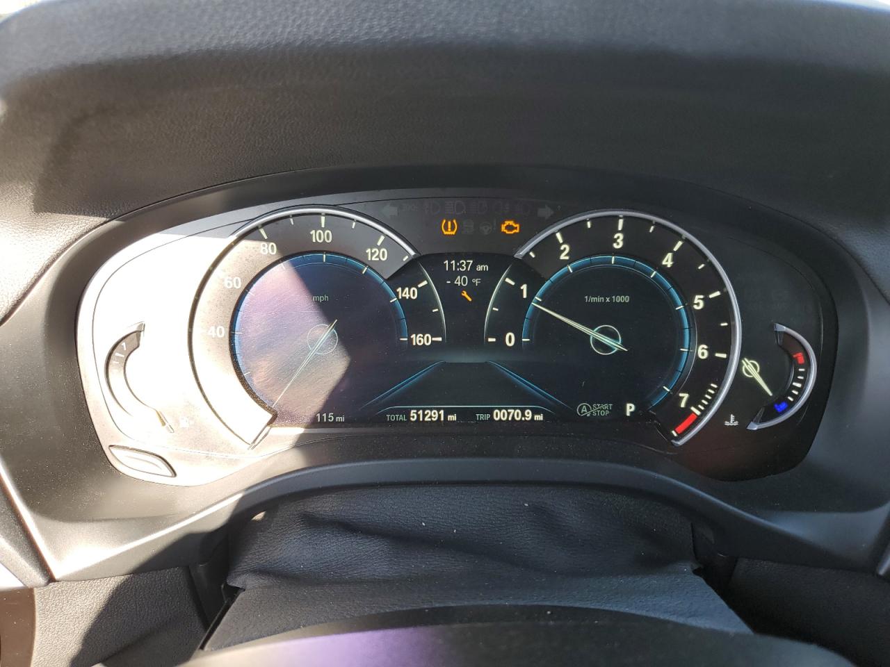 2019 BMW X3 VIN 5UXTR7C58KLE97613 Copart auction photo, front end damage thumbnail 9