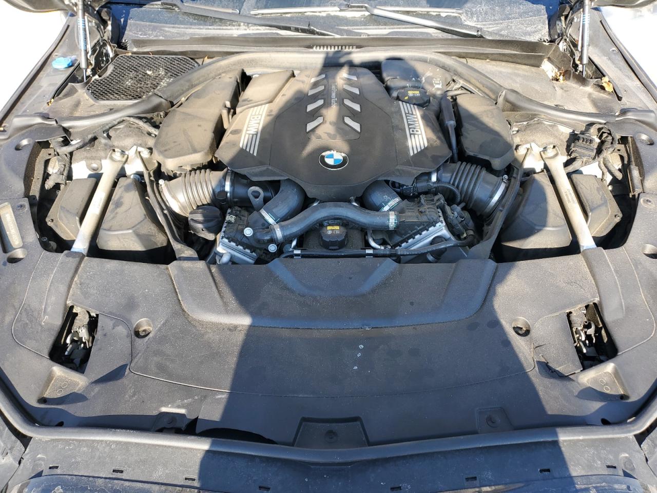 2021 BMW 7er VIN WBA7U2C03MCE49252 Copart auction photo, rear end damage thumbnail 11