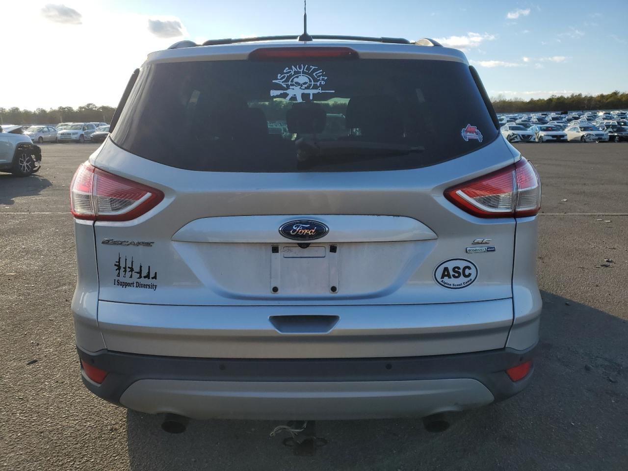 2014 Ford Escape VIN 1FMCU9G96EUD90883 Copart auction photo, front end / minor dent/scratches damage thumbnail 6