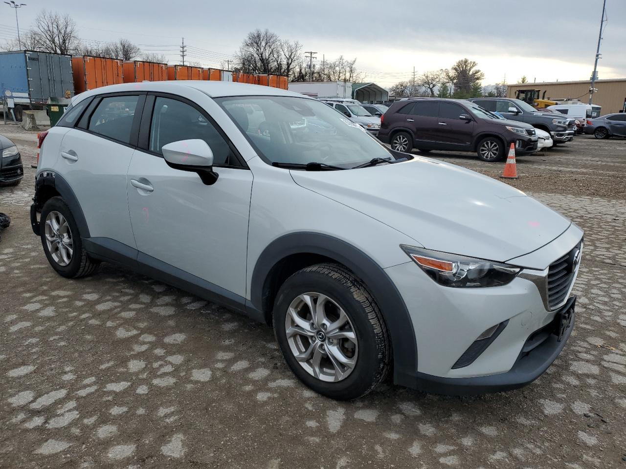 2018 Mazda CX-3 VIN JM1DKFB74J0318410 Copart auction photo, rear end damage thumbnail 4