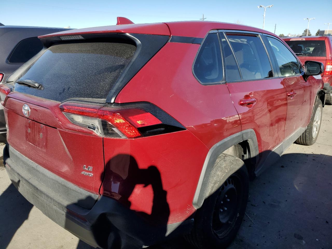 2022 Toyota RAV 4 VIN 2T3F1RFV7NW282669 Copart auction photo, front end damage thumbnail 3